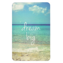 Dream big rectangle magnet