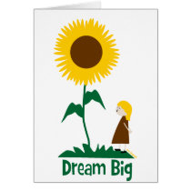 Dream Big Sunflower Girl