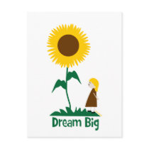 Dream Big Sunflower Girl