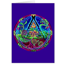 Dream House Mandala  Card