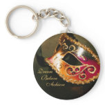 Dream Masquerade Mask Inspirational Keychain