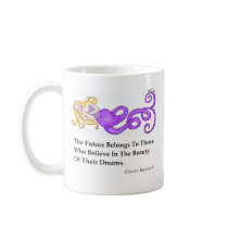 Dream Mermaid Eleanor Roosevelt Quote Mugs