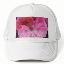 Dream Pink Geranium Flower Hat