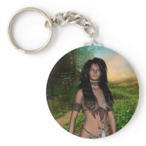 Dream Walker Indian Keychain
