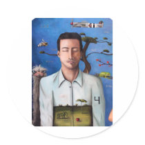 Dream Within A Dream 2 Round Sticker