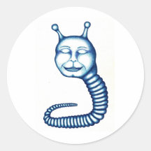 dream worm sticker