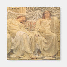 Dreamers by Albert Joseph Moore Refrigerator Magnet