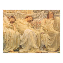 Dreamers by Albert Joseph Moore Postcards