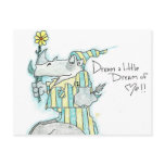 Dreamin Rhino postcard