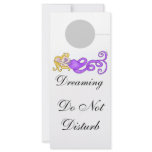 Dreaming Do Not Disturb Mermaid Muse Door Hanging rack cards