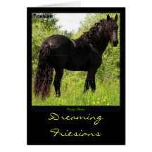 Dreaming Friesians Notecards