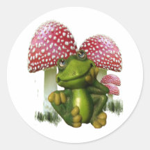 Dreaming Frog Stickers