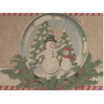 Dreaming of a White Christmas Ornament Photo Cut Outs