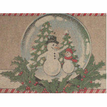 Dreaming of a White Christmas Ornament Photo Cut Outs