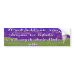 DREAMS BUMPER STICKER