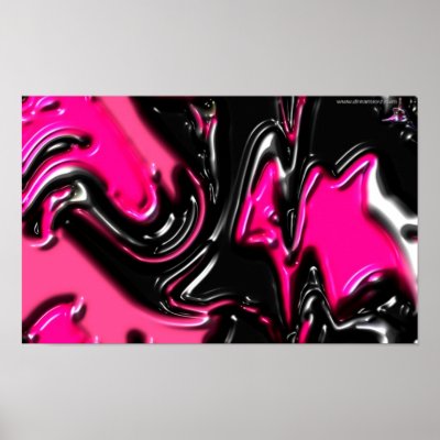 DreamXyZ.com - PINK ALIEN Print by Dreamxyz