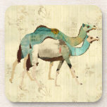 Dreamy Blue Camels Coaster cork coasters