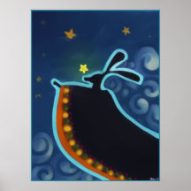 Dreamy Rabbit Posters