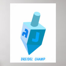 DREIDEL CHAMP POSTER
