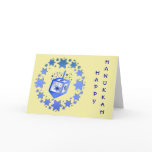 Dreidel Hanukkah Greeting Card