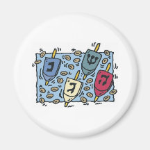 Dreidels Refrigerator Magnets