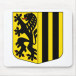 Dresden Coat Arms official Germany Saxony Symbol mousepads