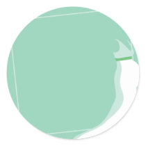 Dress: Bonny green wedding pregnant Round Stickers