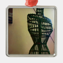 Dress form ornament