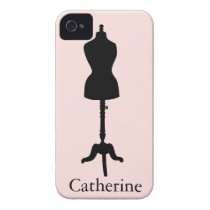 Dress Form Silhouette II Iphone 4 Cover