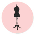 Dress Form Silhouette II stickers