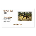Dressage Competition Business Card