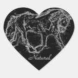 Dressage Heart Sticker