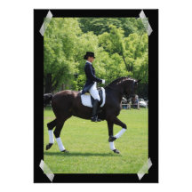 Dressage Horse Show Rider Invitation