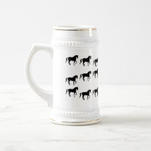 Dressage Horses Piaffe Pattern Coffee Mug