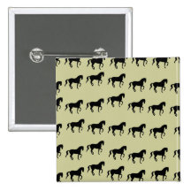 Dressage Horses Piaffe Pattern Pin