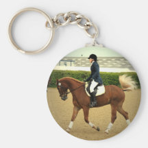 Dressage Keychain