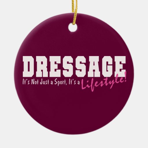 Dressage Lifestyle Christmas Tree Ornament
