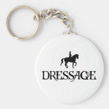 Dressage (Pirate Style Text w/ Piaffe)) Key Chain