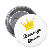 Dressage Queen Button