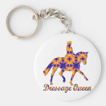 Dressage Queen Keychains