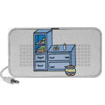 dresser blue travel speakers