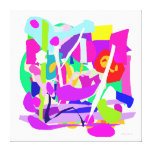 Dresses in a Festival Canvas Print