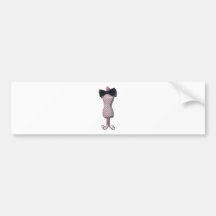 DressFormBowTie082611 Bumper Stickers