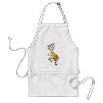 Dribbling Girl Basketball Tshirts and Gifts Aprons