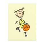 Dribbling Girl Basketball Tshirts and Gifts
