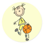 Dribbling Girl Basketball Tshirts and Gifts