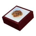 Dried Leaves Texture Keepsake Box