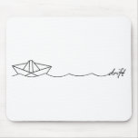 Drift Paper Boat mousepads