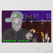 Drifter Menace Flyers