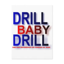 drill baby drill postcards